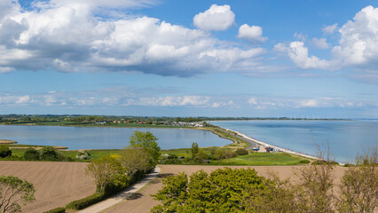 Landscape around Skovmose, Als, Denmark