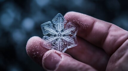 Symmetry in Snowflakes, Delve into the hexagonal symmetry of snowflakes, explaining how each unique pattern forms and why this symmetry is crucial to their structure.