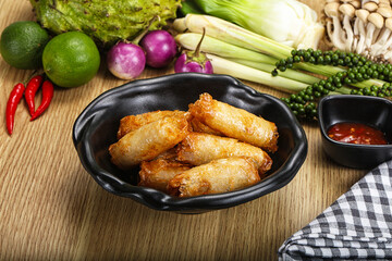 Vietnamese cuisine fried spring roll