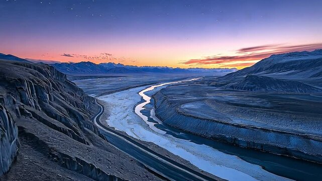 The Medeo valley features a mudflow dam and a named ice skating rink that is open until dusk.
