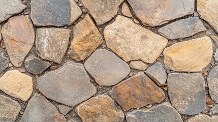 Obraz premium Stone Wall Texture Background Rugged Natural Rock Formation