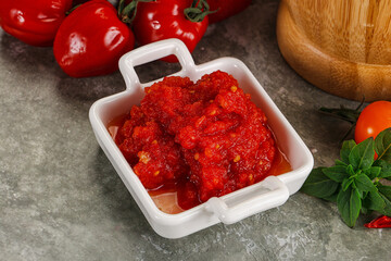 Fresh tomato puree pasta sauce