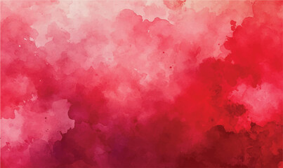 Red Watercolor Abstract Background, Texture