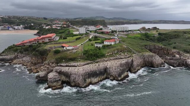 Faro Punta de Torco de Afuera en Suances Cantabria 