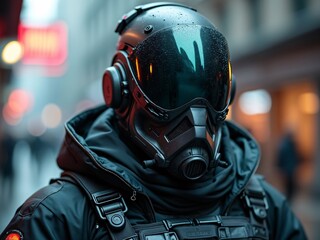 Futuristic soldier images created with artificial intelligence