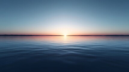 Beautiful and peaceful morning sky with sunlight 