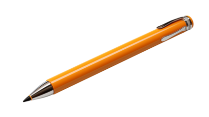 beautiful bright pencil, studio view, isolated on transparent background.