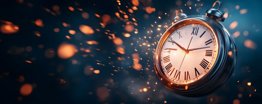 Glowing Countdown Timer for Black Friday Sale with Dark Tech Style Aesthetic