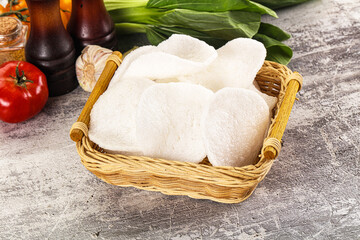 Viietnamese crab chips for snack