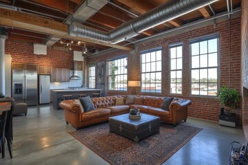 Naklejka premium Modern Loft Living