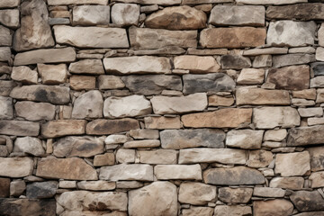 Obraz premium Processed collage of old medieval stone wall texture in daylight. Background for banner