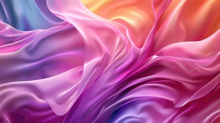 Fototapeta premium Soft gradient background transformed into Vibrant Color Wave.