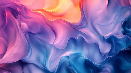 Fototapeta premium Immerse yourself in a captivating digital canvas with this gradient texture wallpaper. Its abstract design weaves vibrant hues into a mesmerizing tapestry