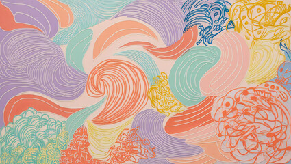 seamless pattern with paisley