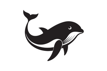 Whale  silhouette vector illustration, Whale  silhouette vector, Whale  silhouette PNG