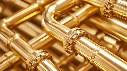 gold plated pipes 