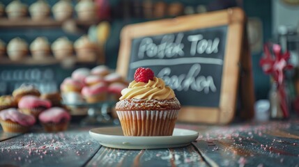 A detailed view of a school bake sale thank you board or sign, featuring a clean background and lots of copy space for donor acknowledgments and event highlights.