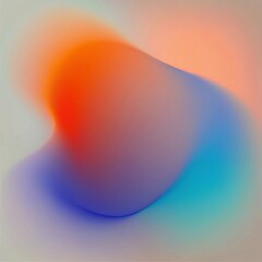 A soft, abstract gradient with a blend of colors including deep blue, vibrant orange, and light cyan, creating a smooth, blurred effect.