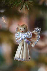 Small angel as Christmas tree decoration