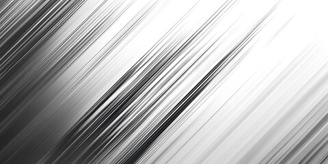Fototapeta premium Brushed silver and gray spread metal texture with diagonal lines creating a shiny