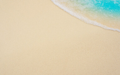 sand and sea, topview