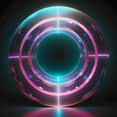 Holo 3D abstract Various Shapes Design.