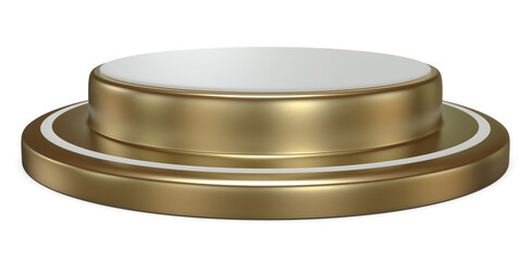 Podium Display 3D Render