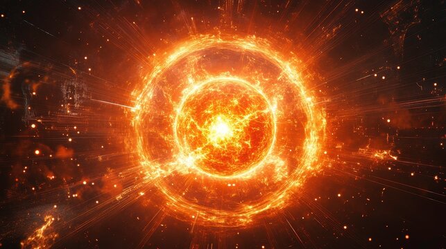 Detailed breakdown of isotopes produced in nuclear fission, energy transformation