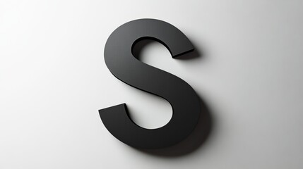 Naklejka premium A separate letter 