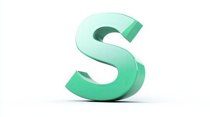 Naklejka premium A 3D letter 