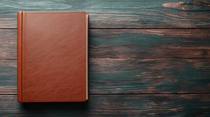 Personalized photo album with embossed cover, precious memories, 3D illustration