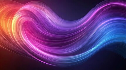 Vibrant abstract wave design featuring dynamic colors and smooth lines, perfect for backgrounds and creative projects.