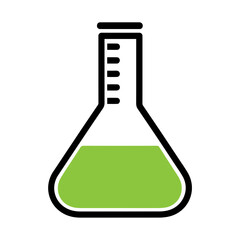 Vector laboratory  flask icon