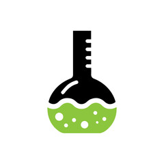 Vector laboratory  flask icon