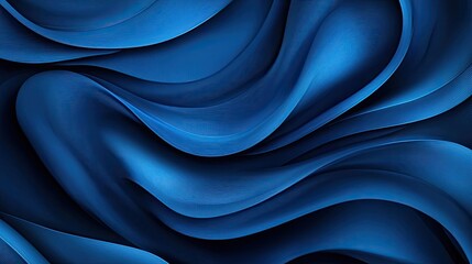 Elegant blue wave background with rich textures, ideal for modern design projects, presentations, and calming visuals.