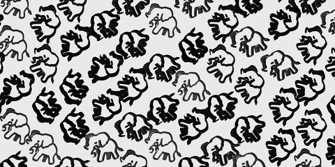 World animal day greeting illustration. 3d render.