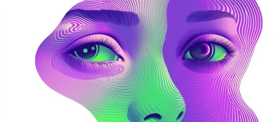 Abstract Digital Portrait