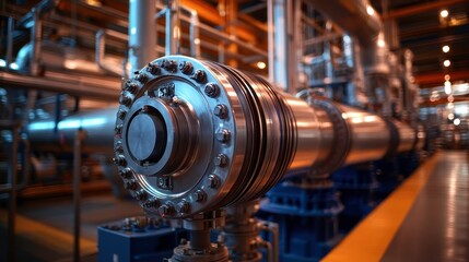 Fototapeta premium Cooling systems for nuclear fission, with a focus on heat exchange and energy management