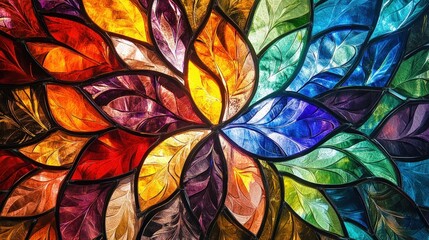 Colorful Stained Glass Window