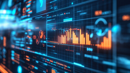 Obraz premium Organized Data Analytics with Category and Type Sorting