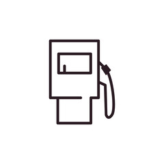 symbol sign icon vector gas pump