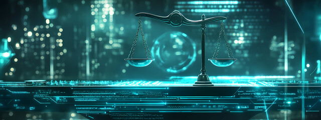 Naklejka premium The Scale of Digital Ethics