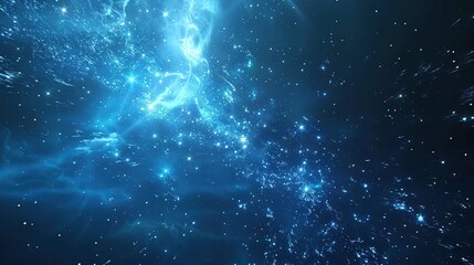 Fototapeta premium Cosmic Nebulae: A Galactic Tapestry of Stars and Gas