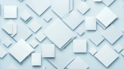Abstract Blue Geometric Pattern  Minimalist Background  Geometric Shapes  Blue Texture  White Shapes  Modern Design