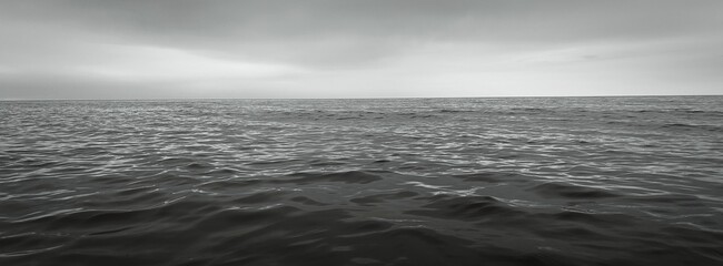 black and white baltic sea