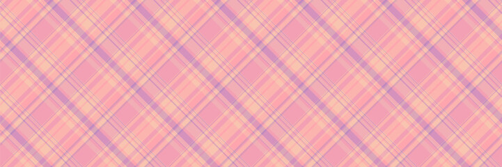 Mixed tartan seamless plaid, rug texture textile vector. Present fabric pattern background check in light and red colors.
