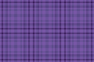 Naked background pattern textile, premium fabric seamless tartan. Creation plaid vector texture check in violet and indigo colors.