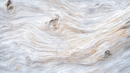 Weathered Driftwood Texture with Knots and Grain Patterns