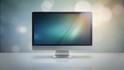 Fototapeta premium Modern minimalist blurred grey tone desktop background with subtle texture, ideal for digital presentations, websites, and applications with clean design aesthetics.