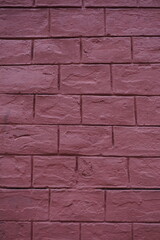 Brown brick block wall seamless pattern texture background, Red brick wall pattern surface, Realistic brick pattern backdrop